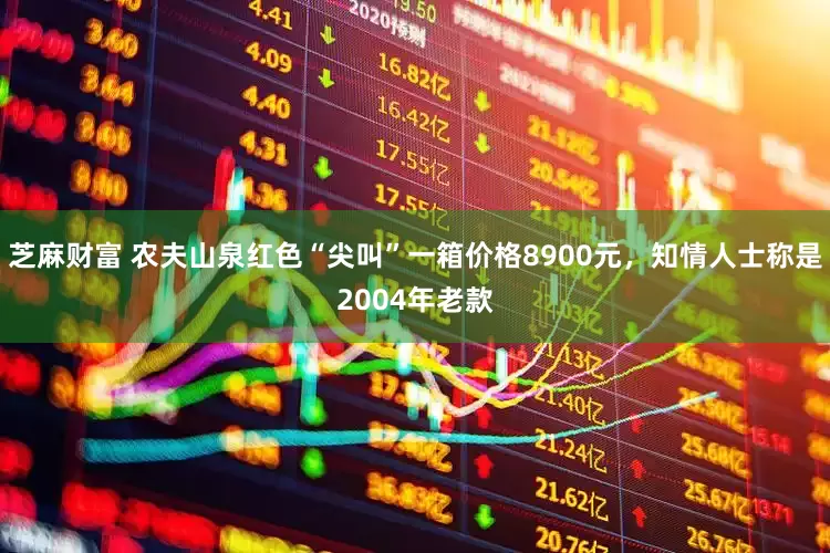 芝麻财富 农夫山泉红色“尖叫”一箱价格8900元，知情人士称是2004年老款